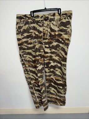 Big Bud Press Brown and Tan Camo Cargo Pants